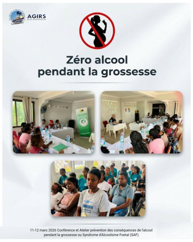 Affiche promotionnelle pour la prévention du SAF
