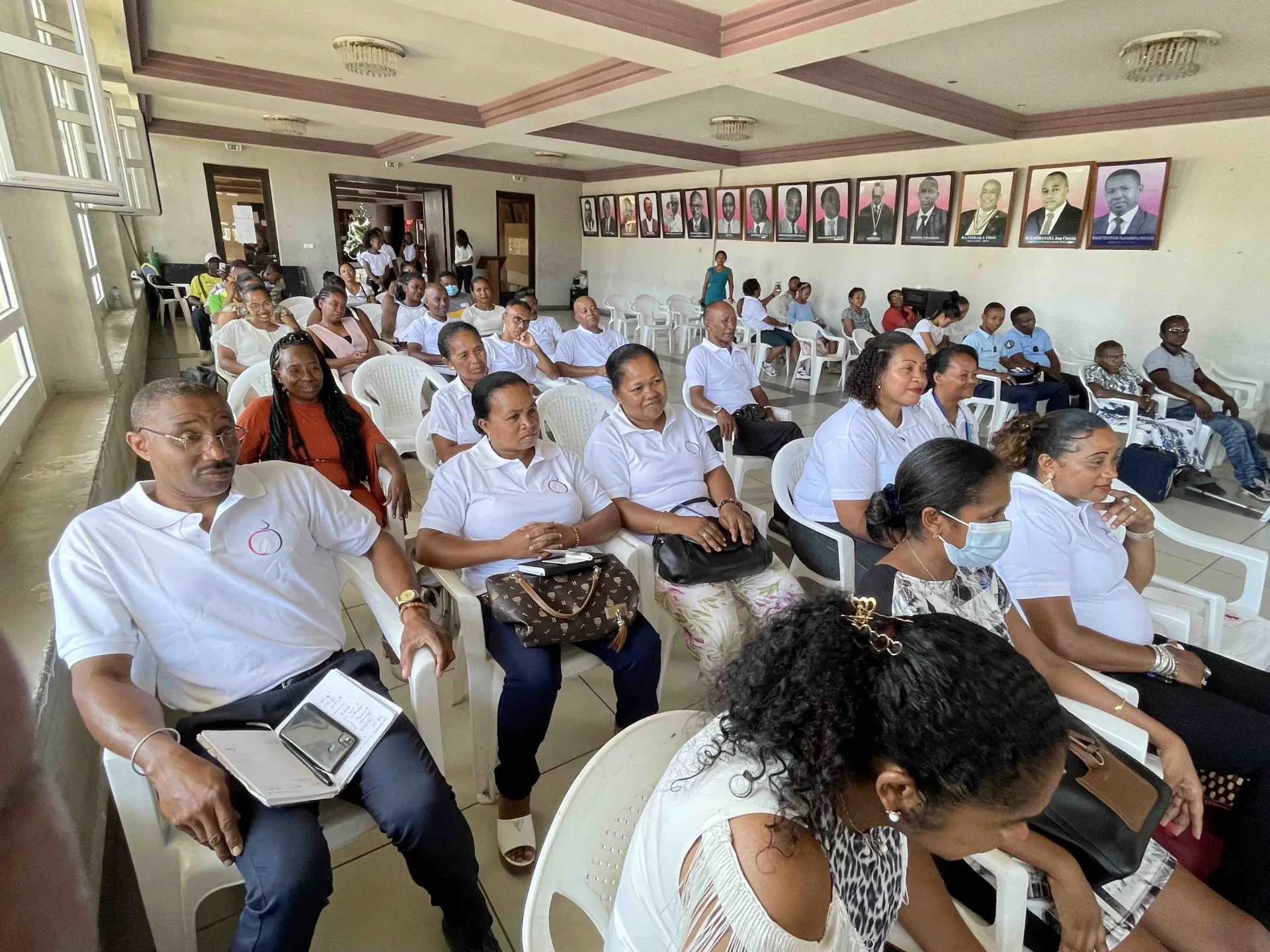 Acteurs de prévention réunis en salle