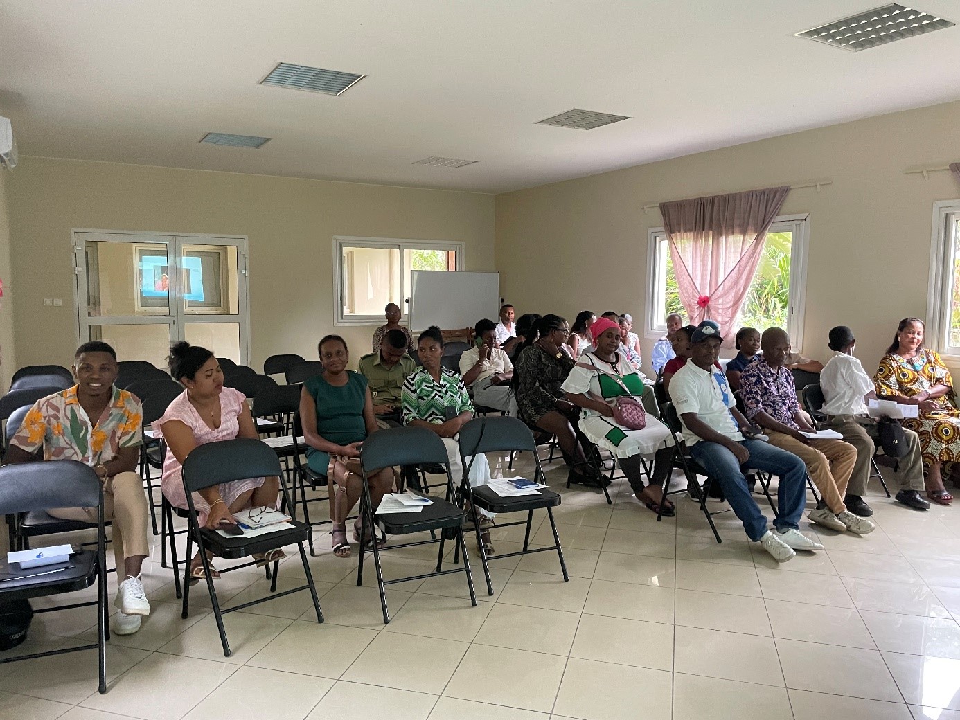 Participants à une sensibilisation sur l’alcool